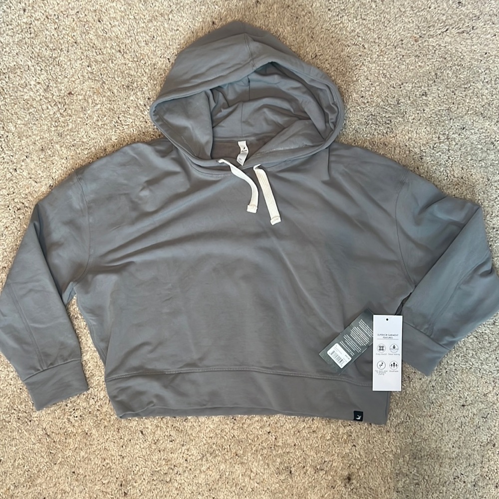 Glyder Vintage Cropped Hoodie size L